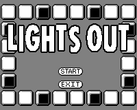 Lights Out screenshot 4 for Game.Com